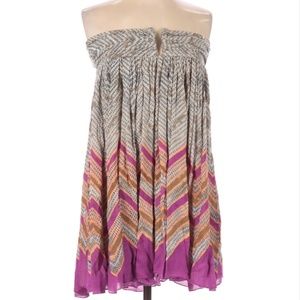 (NEW) FREE PEOPLE BOHO STRAPLESS DRESS
